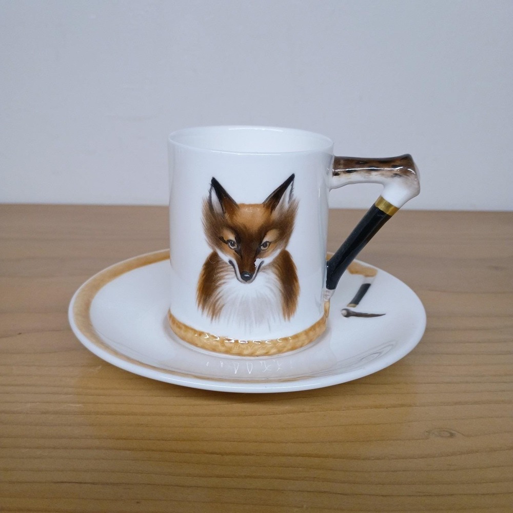 Royal Doulton Reynard the Fox Demitasse Cup‎ and Saucer Cup B H4927
